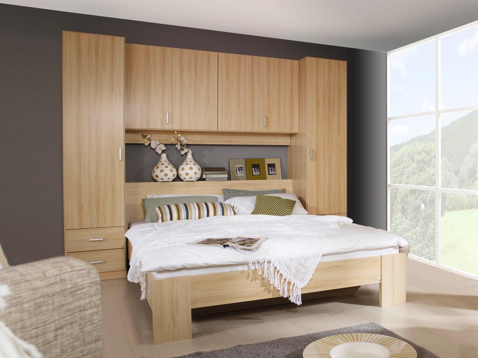 Tête de lit design - IKEA moderne avec rangement ...
